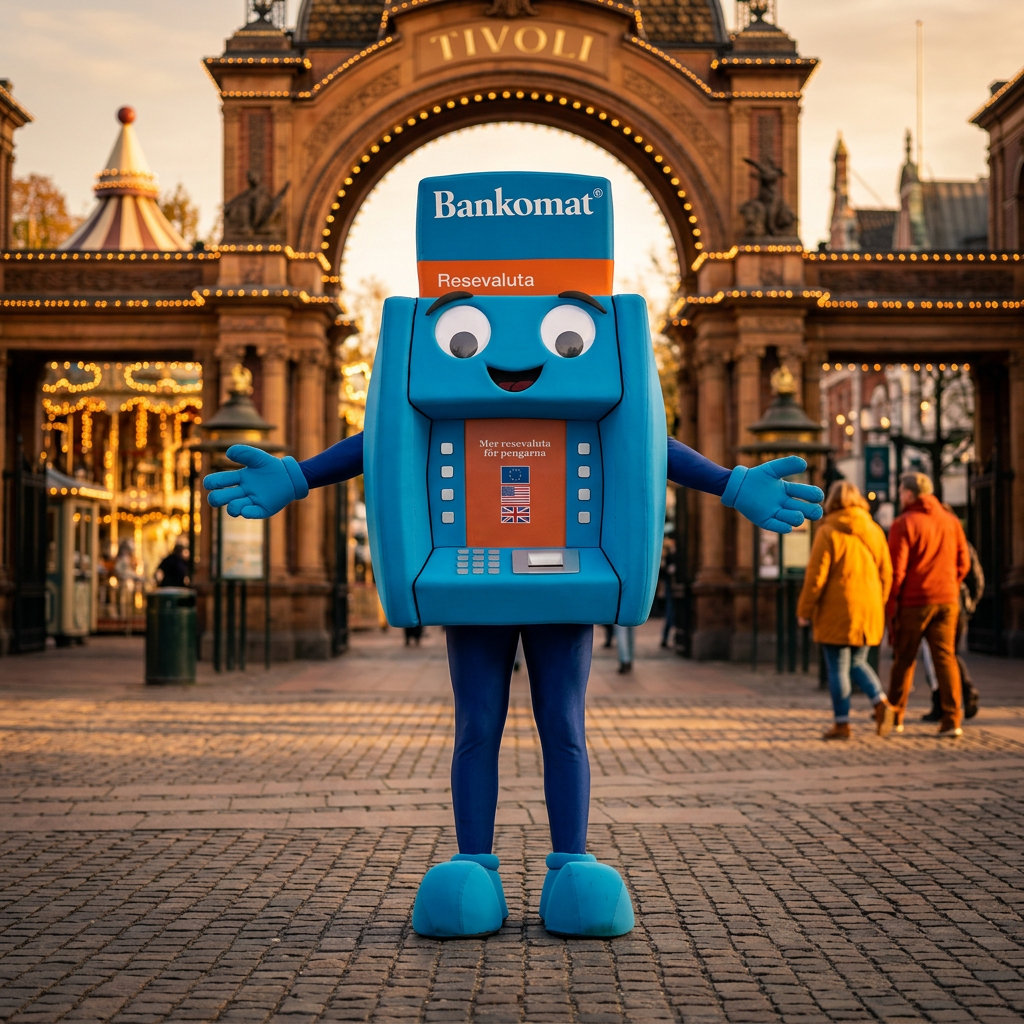 Bankomat Ta Ut Danska